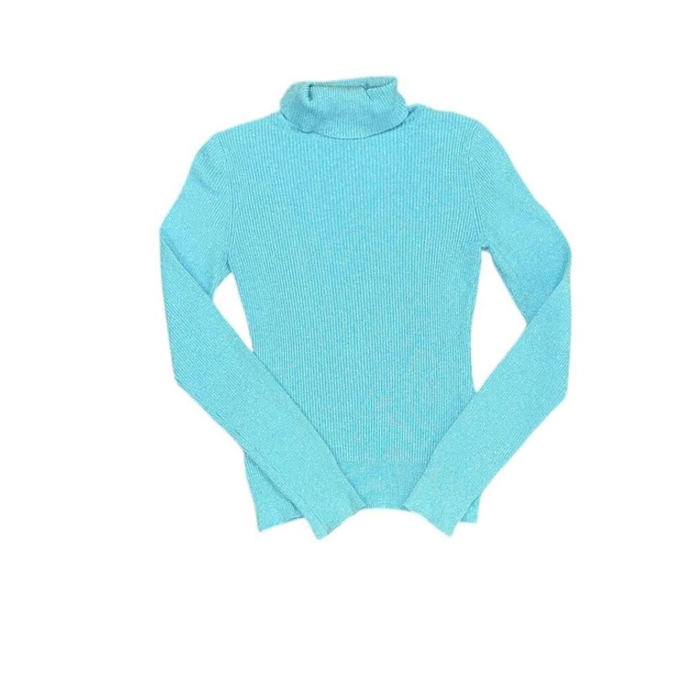 Cache Women's Blue and Green Jumper